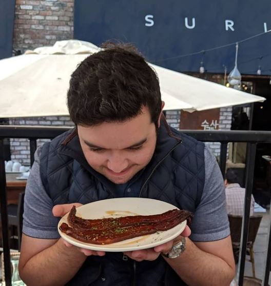 Michael is a foodie