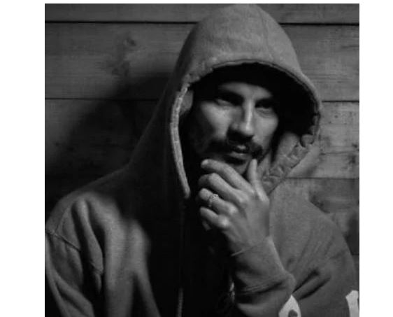 Mike Mora wearing hoody