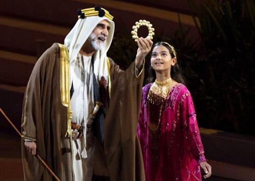 Mira Singh performed alongside Habib Ghuloom at the opening ceremony of Expo2020