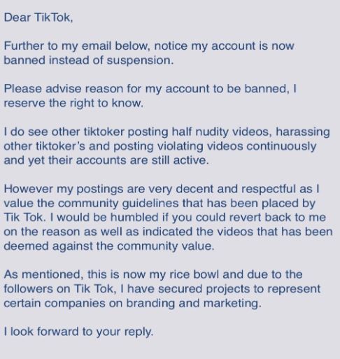 Nadia Chang Controversy (TikTok Ban Violation News)