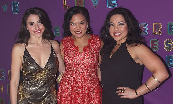 Natalie Cortez with her friends