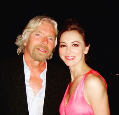 Natasha Pavlovich with her friend