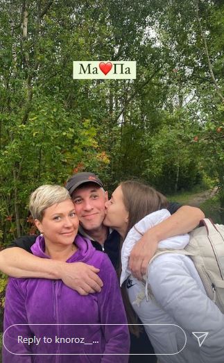 Polina and her parents
