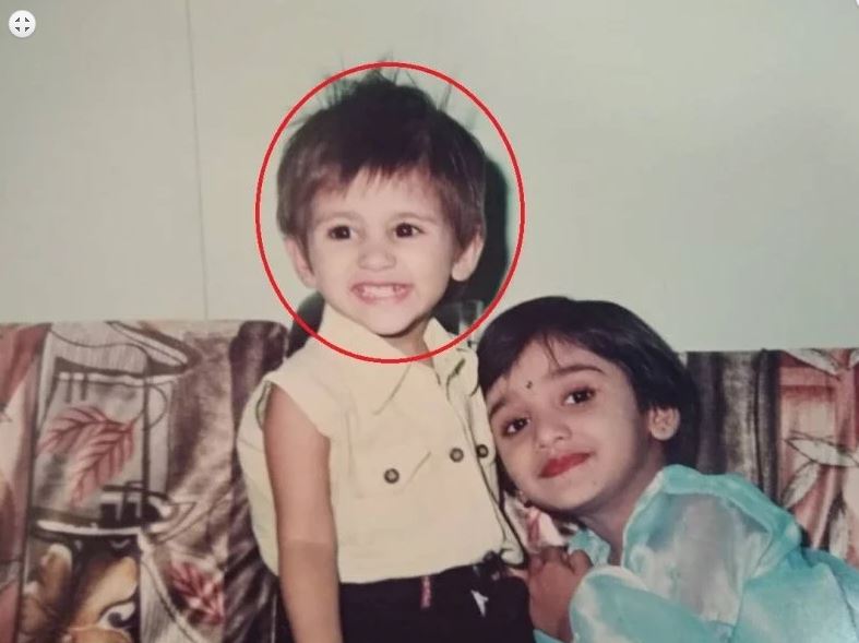 Pranali Rathod childhood picture