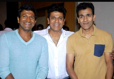 Puneeth Rajkumar Brothers Shiva Rajkumar, Raghavendra Rajkumar