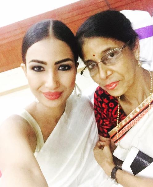 Rajkanya Baruah with her mother Jyoti Baruah