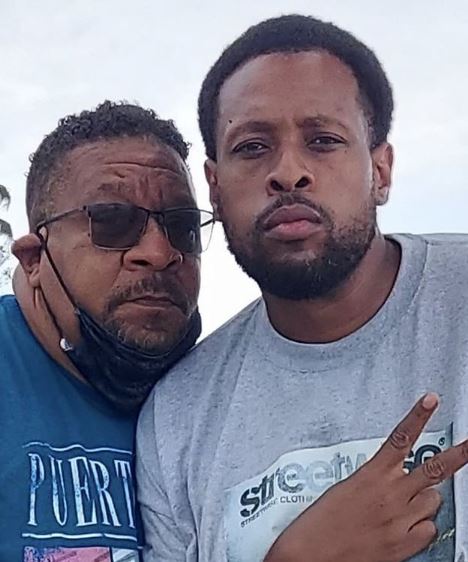 Ricarlo Flanagan with his father