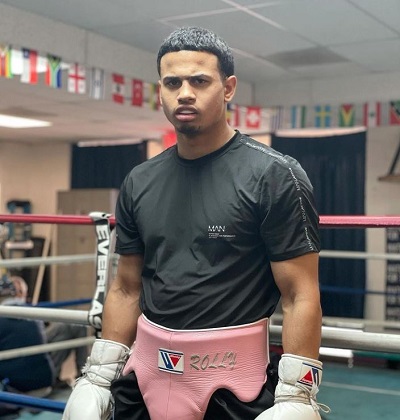 Rolando Romero is a proud father