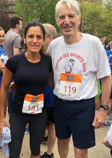 Rosie Mattio with her father