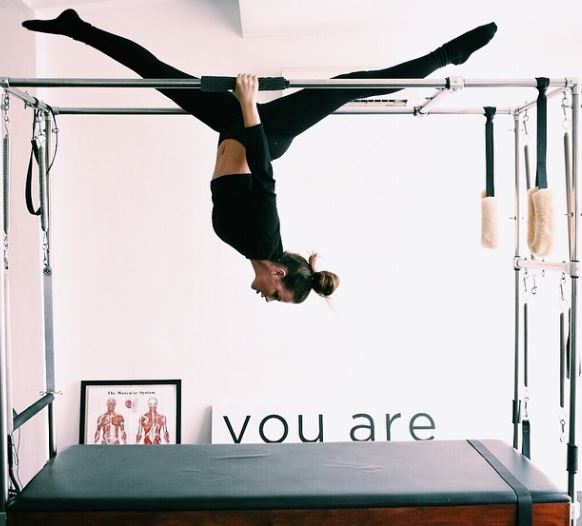 Ruby O. Fee does Pilates