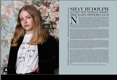 Shay Rudolph in the magazine