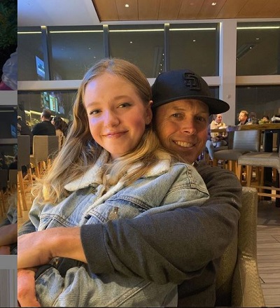 Shay Rudolph with her father
