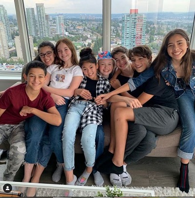 Shay Rudolph with her friends