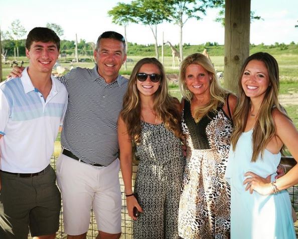 Shelley Meyer with her son, daughter, and husband