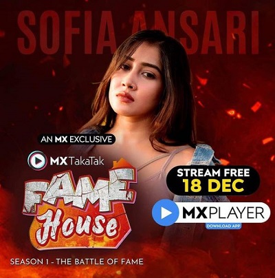 Sofia Ansari in the fame house show