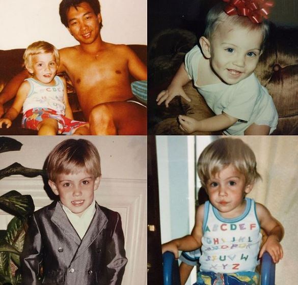 Some childhood photos of Cory Tran