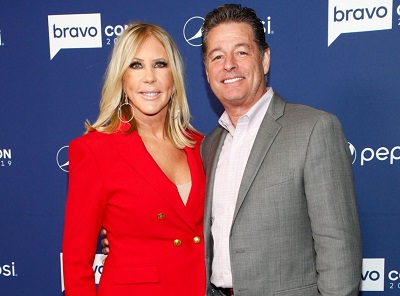 Steve Lodge with Vicki Gunvalson