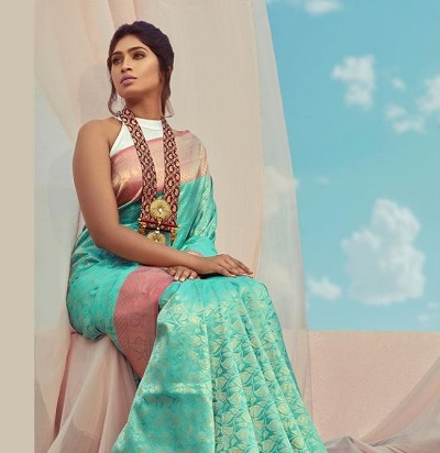Suruthi Periyasamy loves to wear saree