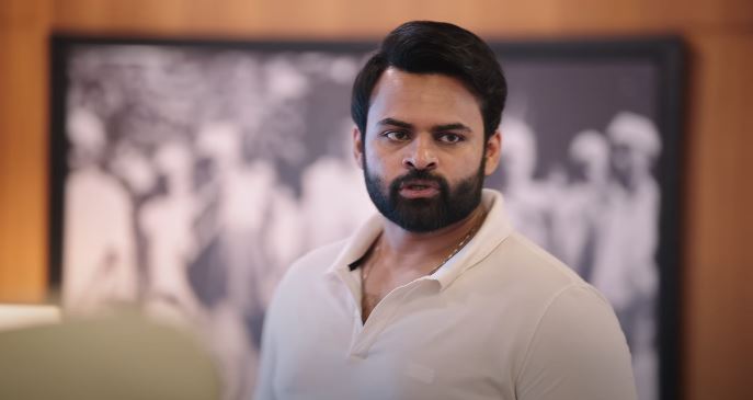 The lead role of Panja Abhiram is played by Sai Dharam Tej