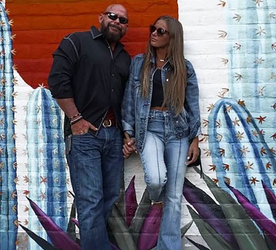 Tom Sharkey with his wife Alexis Sharkey