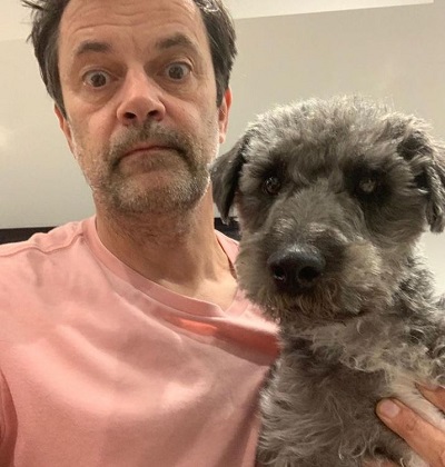 Tony Gardner with his pet