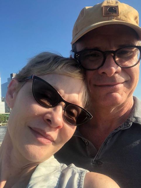 Tracy Shayne with her husband
