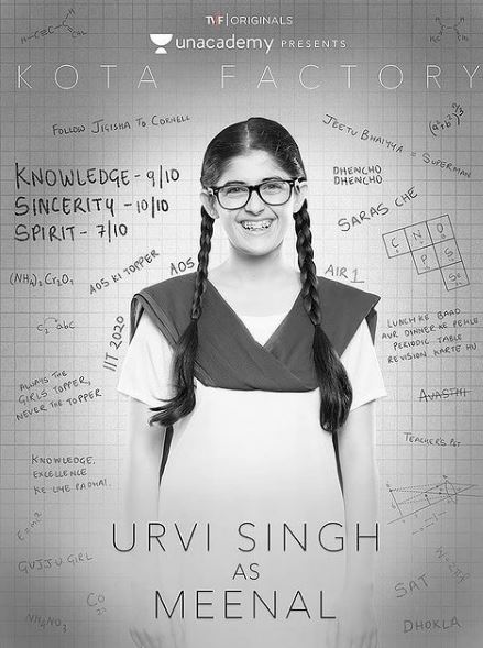 Urvi Singh appeared in Kota Factory