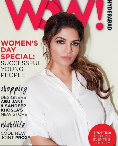 Viranica Manchu appaered on the cover page od Wow magazine