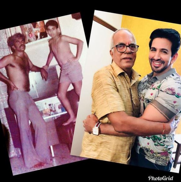 Vishal Kotian with his father