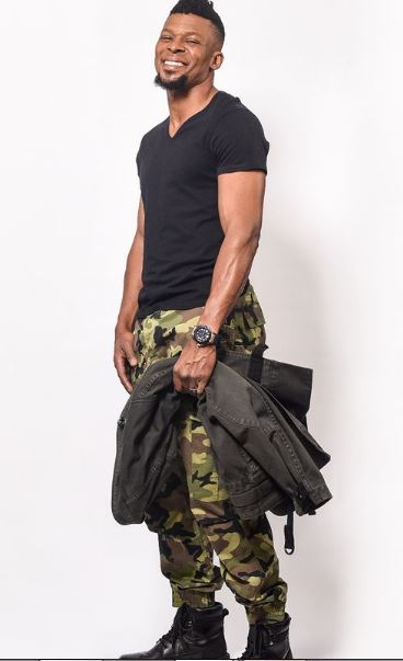 Vuyo Dabula in army pants