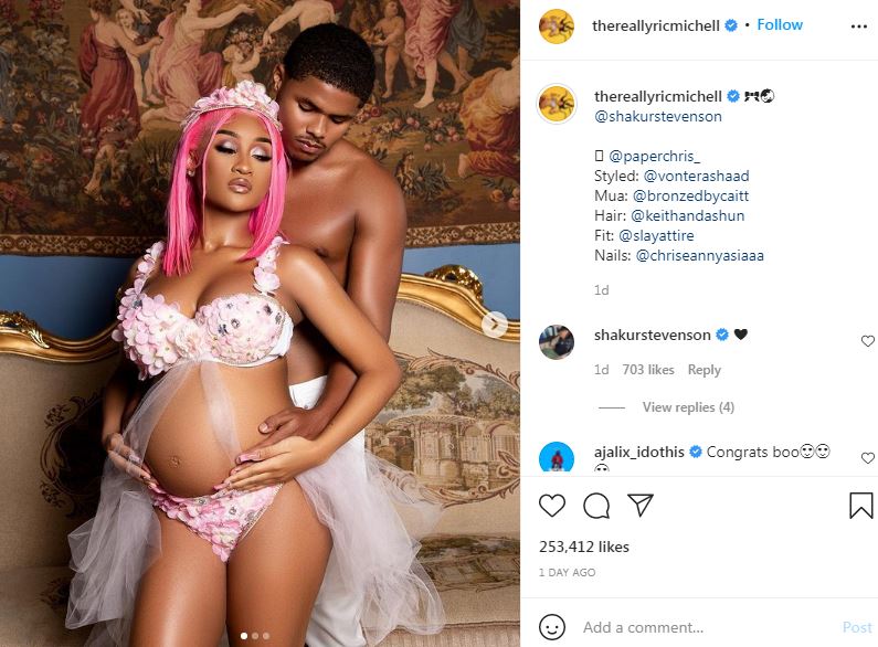 Young Lyric and Shakue Stevenson are expecting a baby