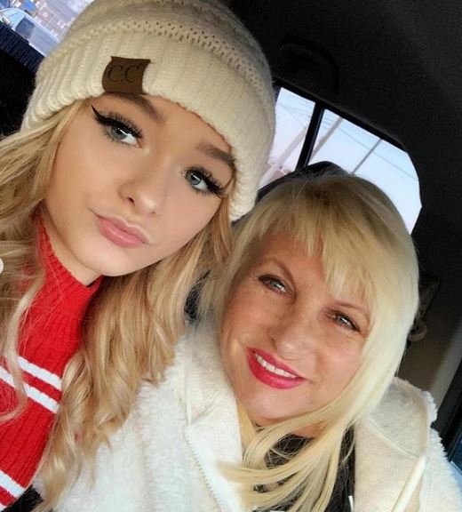 Zoe Laverne and her mother Debbe Pemberton