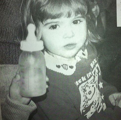 childhood image of Shannon Courtenay
