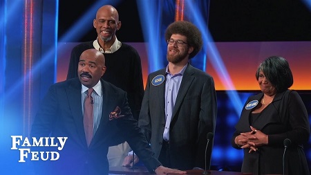 Adam Abdul-Jabbar at the show Family Feud