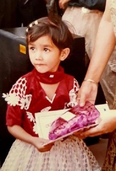 Akanksha Sharma pre-teen picture