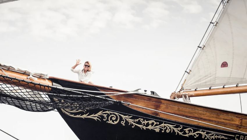 Allegra Gucci is the owner of yatch