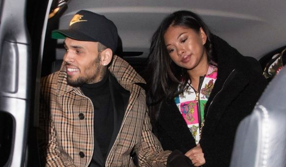 Ammika Harris with Chris Brown