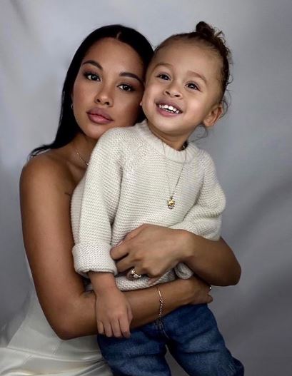 Ammika Harris with her son Aeko Catori Brown