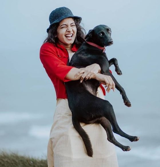 Anjana Shajan favorite animal is dog