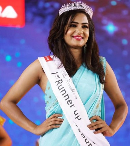 Anjana Shajan first runner up of Miss. Kerala 2019