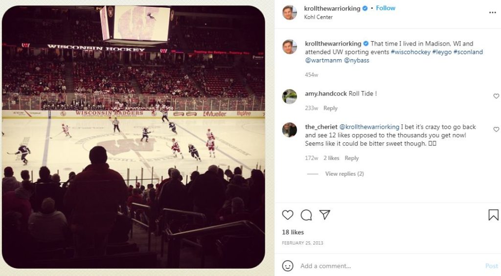 Austen Kroll_s first Instagram post