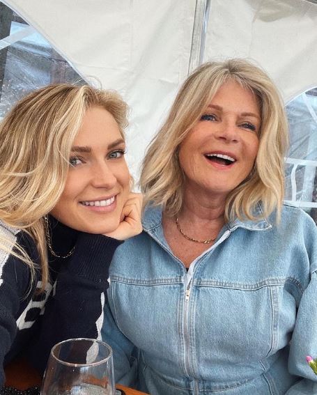 Bowditch with her mother Denise Bowditch