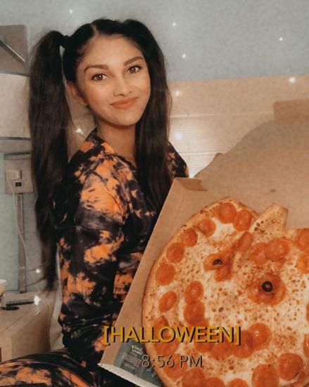 Brenna Marie Narayan loves pizza