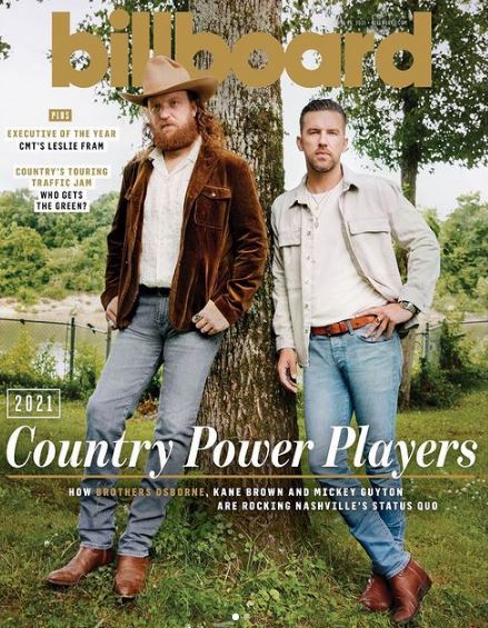 Brothers Osborne featured on Billboard cover