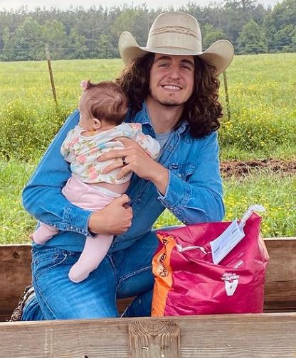 Cade Foehner with his daughter