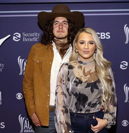 Cade Foehner with his wife