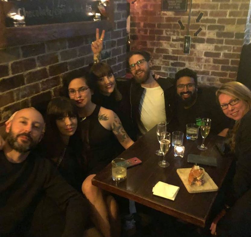 Cherie Louise and her friends