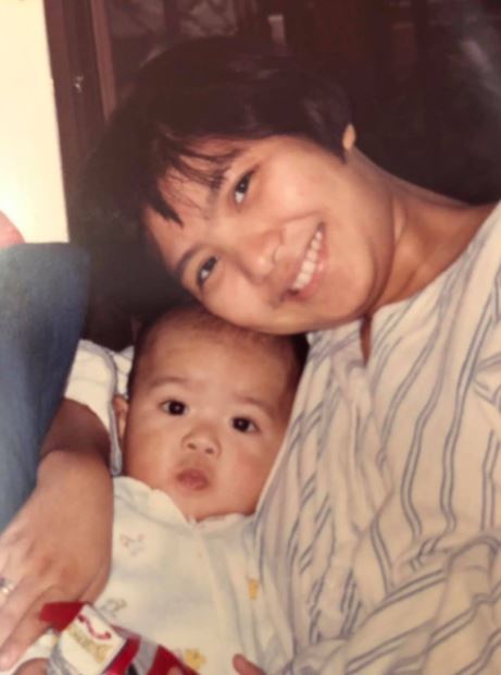 Childhood photo of Jed Patricio