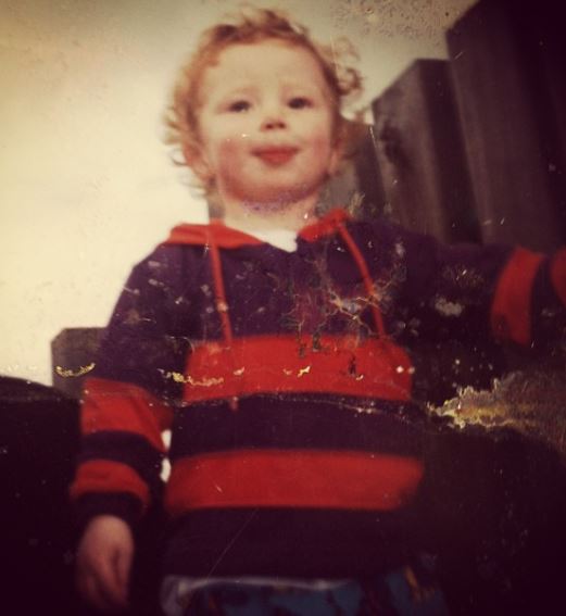 Childhood photo of Joey Morgan