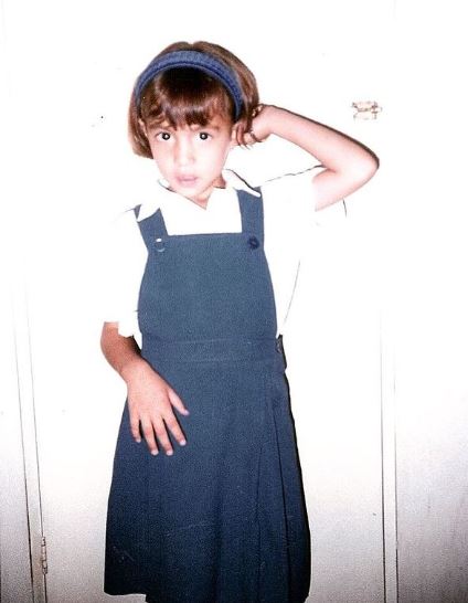 Childhood photo of Mayra Hermosillo